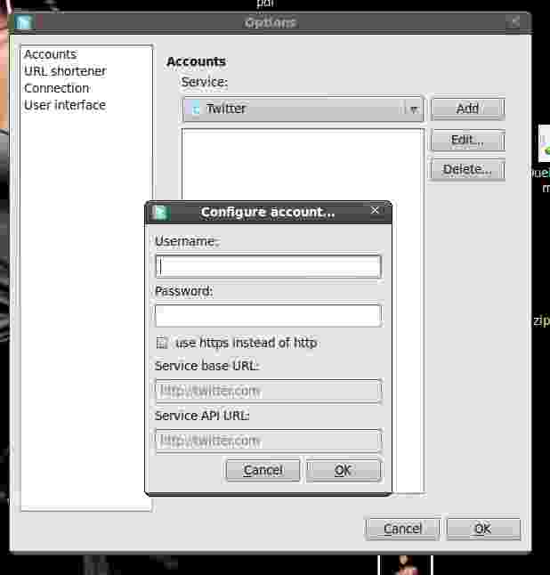 configuration de Qwit
