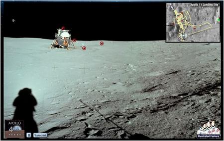 Waljing on the moon